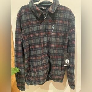 New with tags Volcom Men’s Virt Zip Up